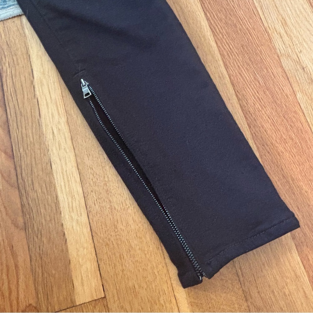 Frame Denim Le Skinny De Jeanne Black Zipper Hem Jeans / Size 27 - Picture 5 of 10